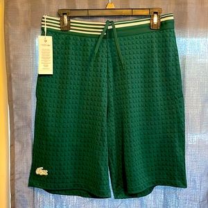Lacoste Sport Athletic Shorts Ultra Dry - Size 3/S (Man) - Color: Green - New
